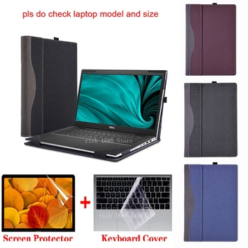 Destacável Caso Para Dell Latitude 3420 Notebook Laptop Manga 14 Pu Saco Da Tampa Protetora Da Pele Caneta Protetor De Tela