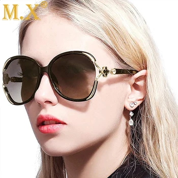 Mx De Luxo Designer Da Marca Óculos De Sol Polarizados Mulheres De Tendências Produtos De 2022 Vintage Da Lente Do Inclinação De Condução De Óculos Escuros Uv400 M512