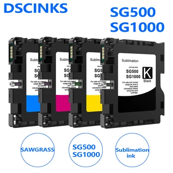 Para o SAWGRASS Sem Número de Série SG500 SG1000 Cartucho de Tinta Compatível Com Chip Ricoh SG500 SG1000 Com Subliamtion de Tinta
