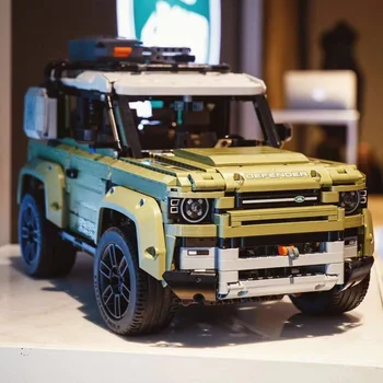 Compatível com Alta Tecnologia Carro de Série Supercarro Land Rover Defendered Guardião Veículo Off-road do Modelo de Construção de Blocos de Tijolos 42110 Brinquedos