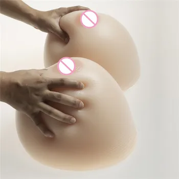 Crossdresser o Peito Enorme Formas 6000g/par Super Copa de Silicone de Mama Clássico da Rodada Artificial de Mama Mamas Branco/Bege/Marrom