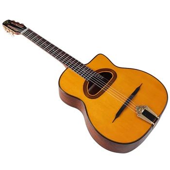 Folk Guitar Cigano Django Rosewood 41 polegadas Solid Spruce Madeira de Topo de Alto Brilho 6 Violão de cordas de