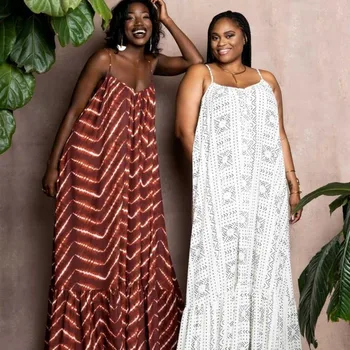 Africano De Vestidos Para Mulheres 2021 Verão Sem Mangas Nova África Roupas Dashiki, Patchwork Ancara Bazin Tradicional Manto Maxi Dress