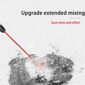 Hexágono Eixo de Mão de Gesso Pintura Mixer Anexo Pá misturadora para Furadeira Elétrica Construção de Reboco de Argamassa de Ferramentas