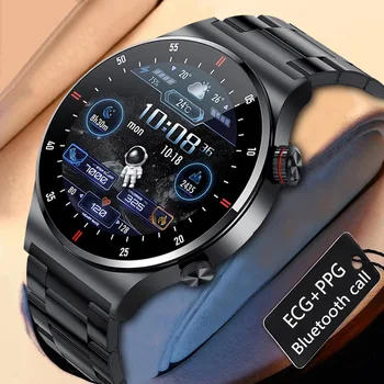 ECG+PPG Smart Watch Homens de Chamada Bluetooth Esportes Fitness Tracker Impermeável Smartwatch Grande ecrã HD para huawei Xiaomi telefone