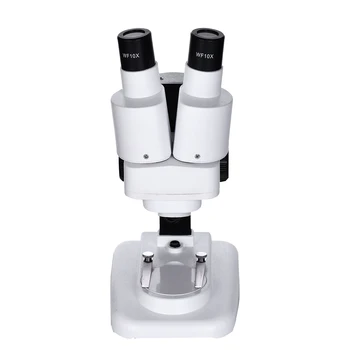Estéreo Binocular Microscópio 20X/40X LED Luzes do PWB de Solda Ferramenta de Telefone Celular de Reparação para Crianças