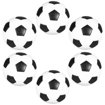 6pcs de Subbuteo Tabela de Futebol Jogos de Futebol de Plástico Foosball Bolas de Substituição de Acessórios do Foosball de Futebol de Substituição