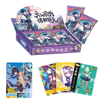 Genshin Impacto Coleção De Cartas Clássico Edição Rara Caixa De Anime, Jogar Jogos De Tabuleiro Brinquedos Carte Presente