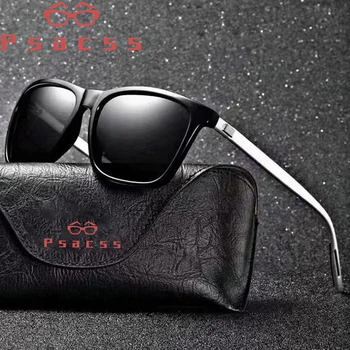 Psacss Fotossensíveis Óculos de sol Polarizados Homens de Alta Qualidade Armação Óculos de sol Para homens de Condução de Pesca Tons de Óculos de proteção UV400 oculos