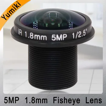 Yumiki do CCTV da LENTE de câmera de 5MP de 1,8 mm M12*0.5 1/2.5