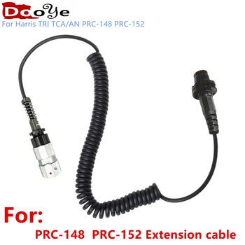 PRC-148 PRC-152 Walkie Talkie Tático fone de ouvido cabo de Extensão para Harris TRI TCA/UM PRC-148 PRC-152 Rádio cabo de Extensão