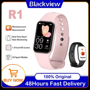 Blackview R1 Impermeável Smartwatch Homens Mulheres Fitness Tracker Heart Rate Monitor de Pressão Arterial Smart Watch Para Android IOS