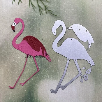 Flamingo decoração de Corte de Metal Morre Estênceis Cortados para DIY Scrapbooking Álbum de Papel Cartão em Relevo