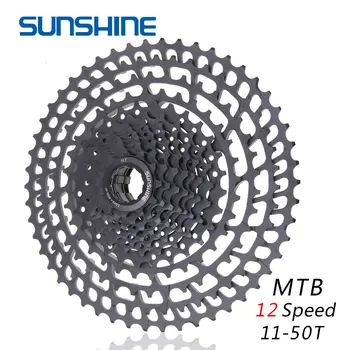 SOL MTB 12 Velocidade SLR Cassete 11-50T 12s Grande Proporção de Ultraleve CNC 12V roda Livre Montanha de Bicicleta Bicicleta Peças para Shimano